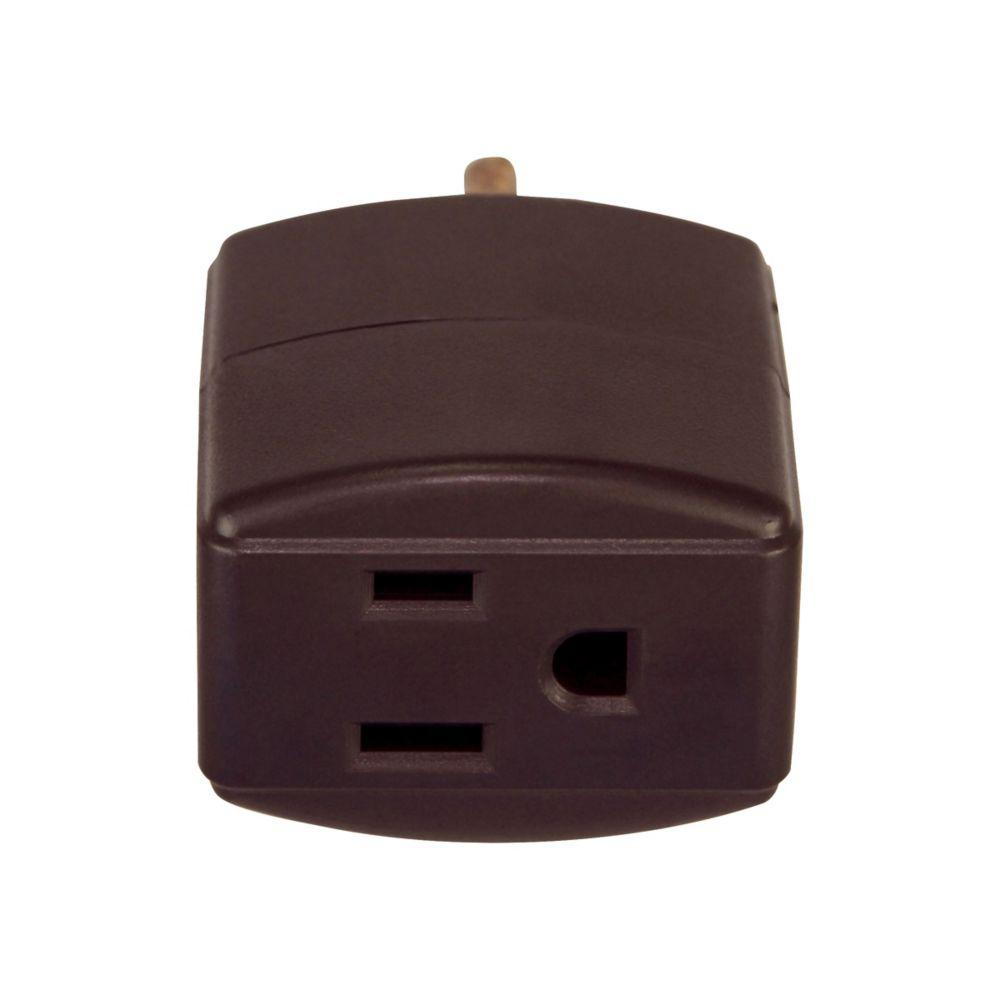 Cube Tap 3 Outlet 15A 125V Grounding BR