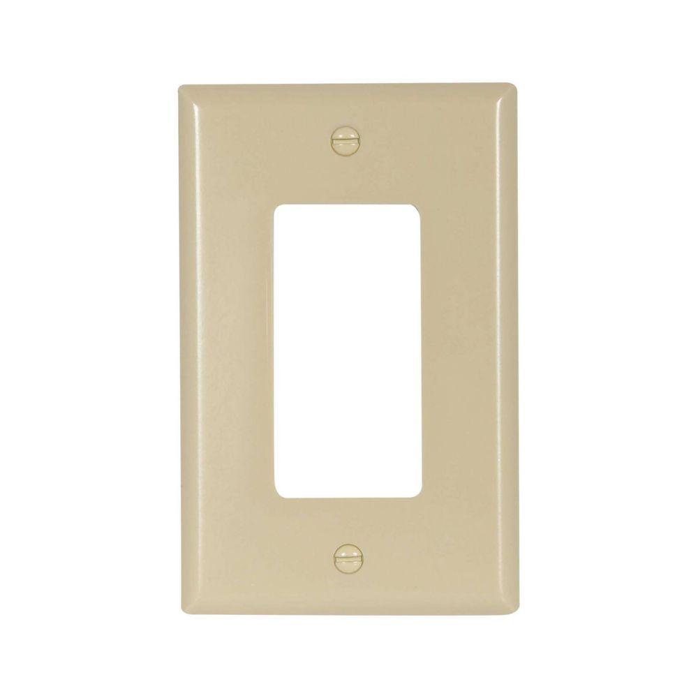 Wallplate 1G Decorator Thermoset Mid IV