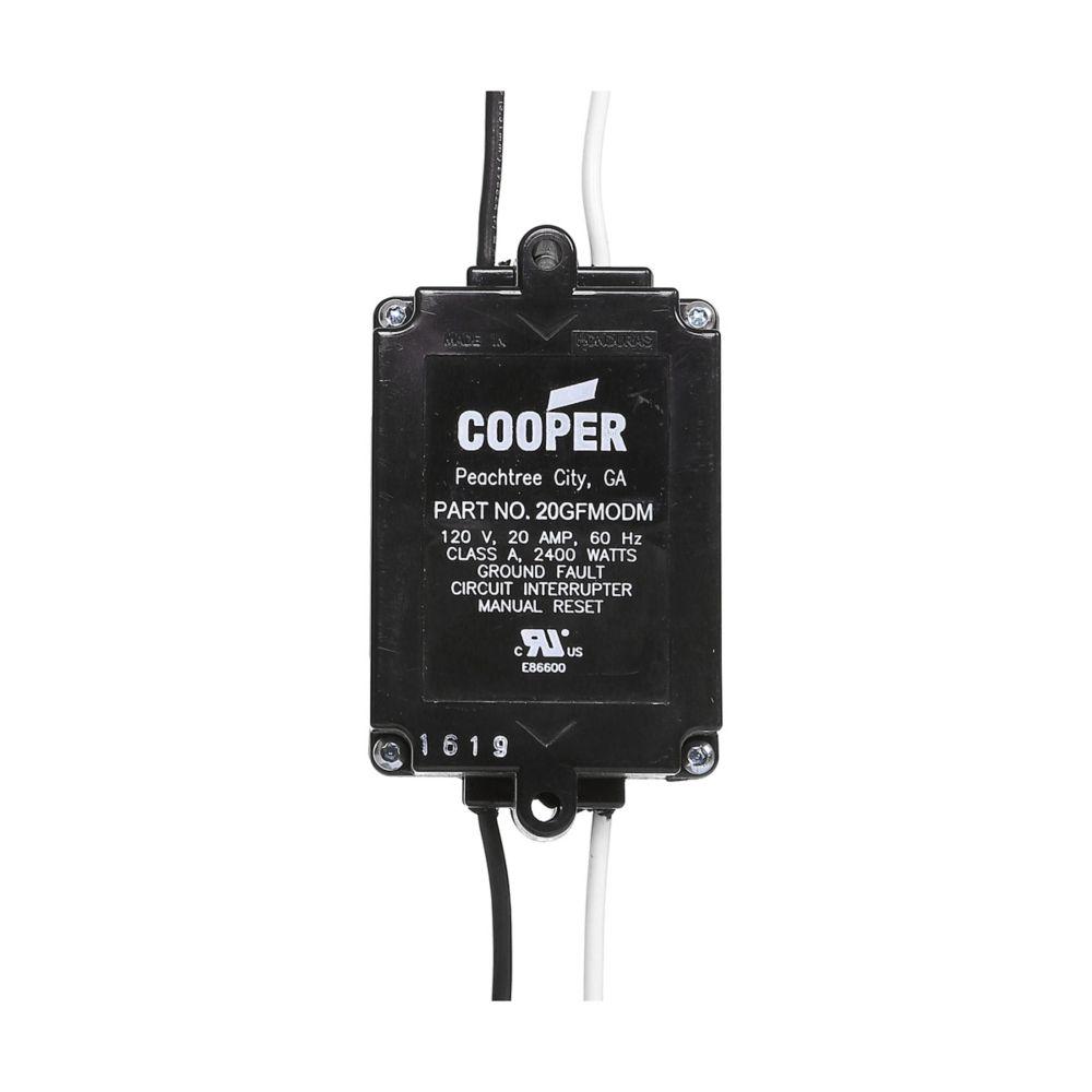 GFCI MODULE,MANUAL,20A,120V AC 60Hz