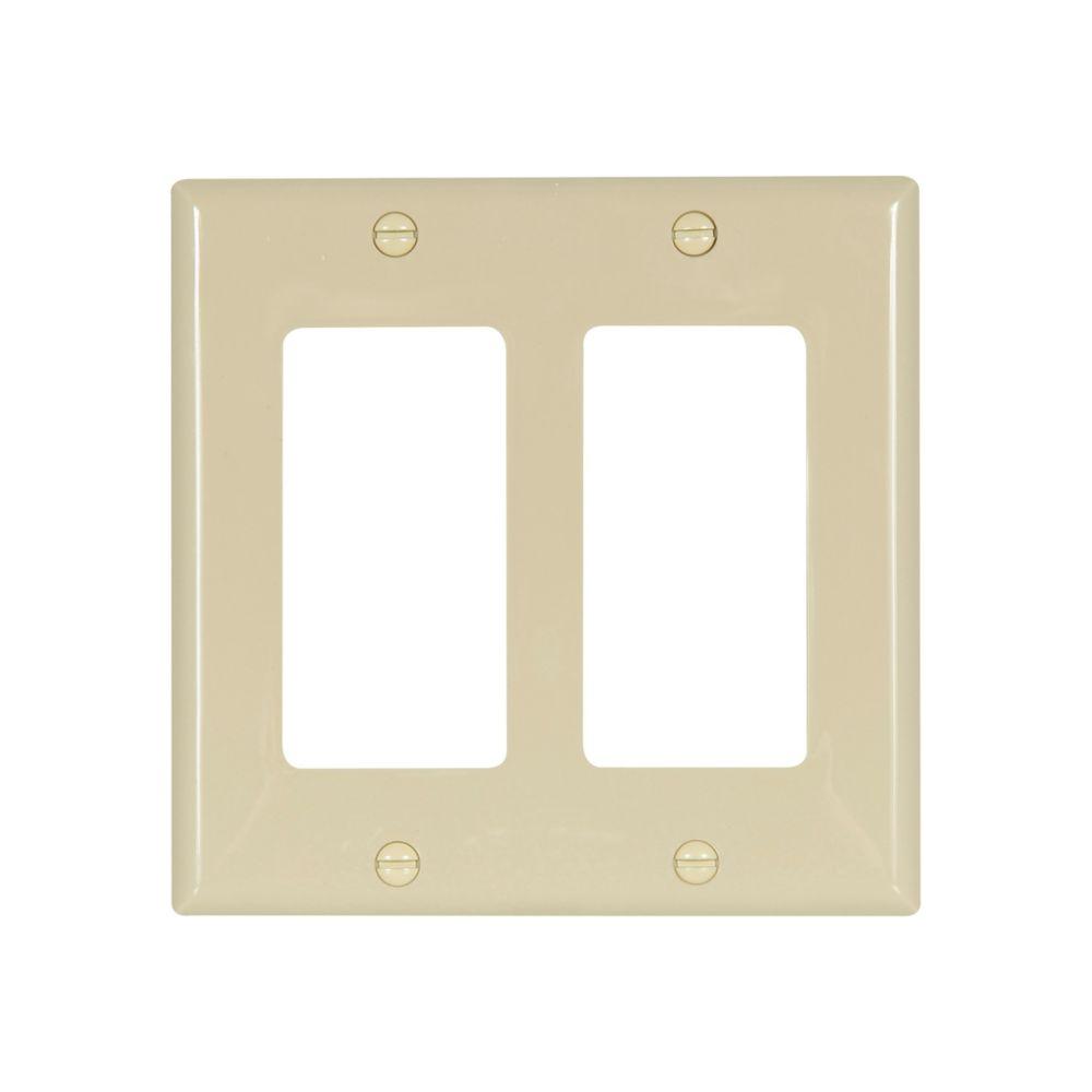 Wallplate 2G Decorator Nylon Std IV