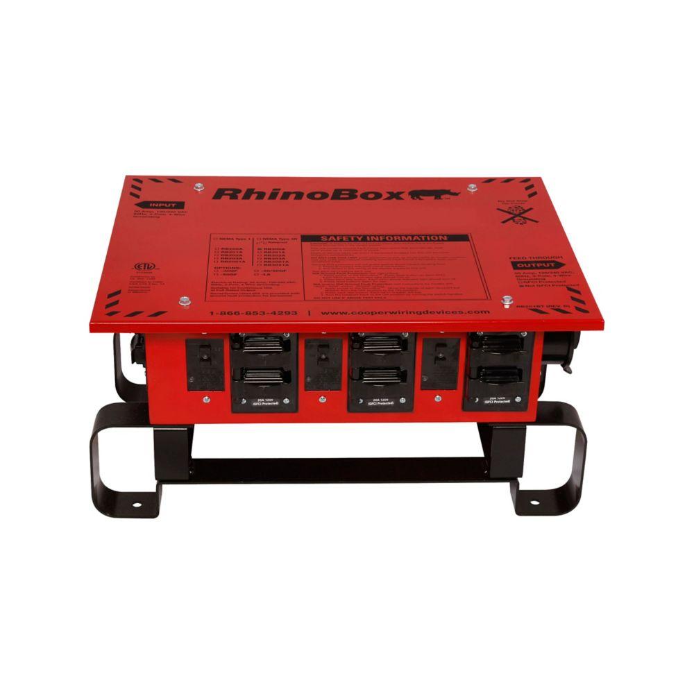 RhinoBox 50A125/250V NEMA3R DUPX AutoRes