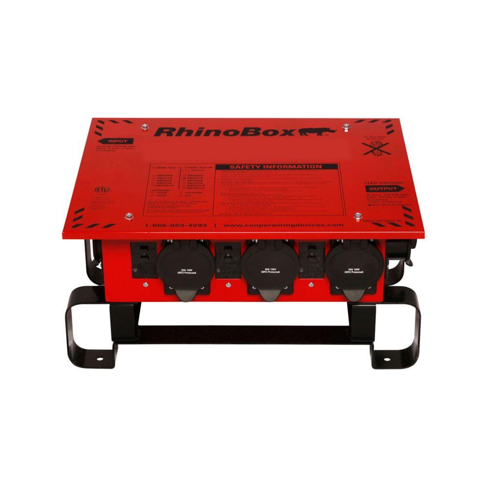 RhinoBox 50A125/250V NEMA 3R Str AutoRes