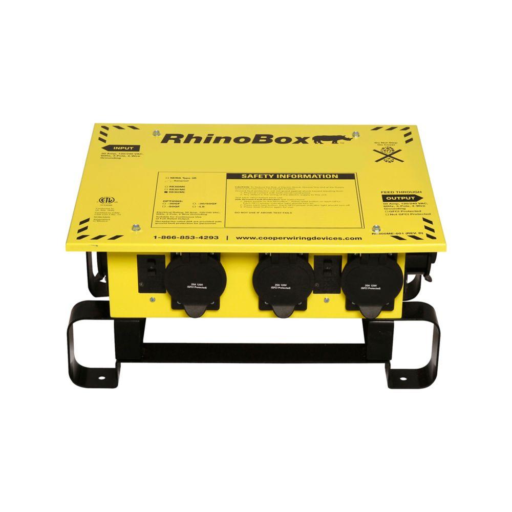 RhinoBx Econ 50A125/250V NEMA 3R Lkg Man