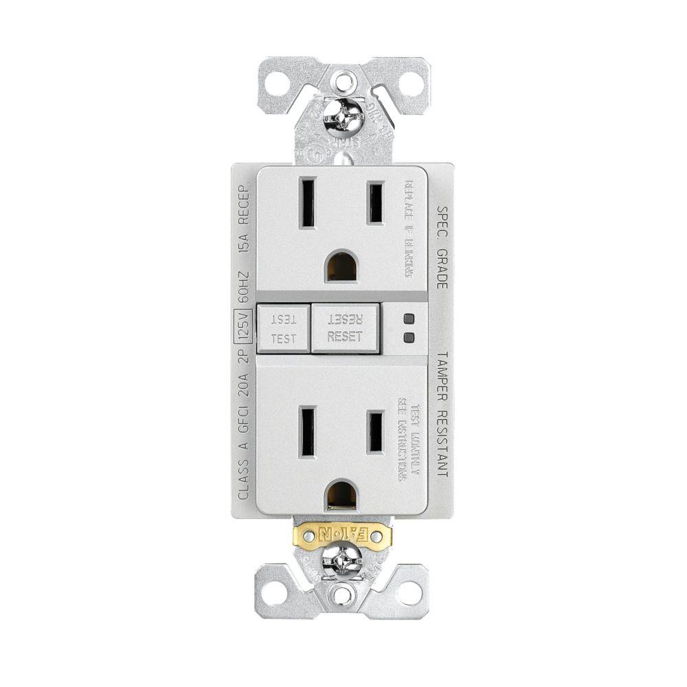 GFCI TR Self Test Duplex 15A 125V SG