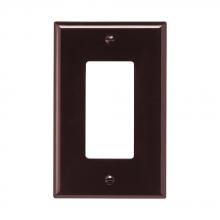 Eaton Wiring Devices PJ26B-SP-L - Wallplate 1G Decorator Poly Mid BR