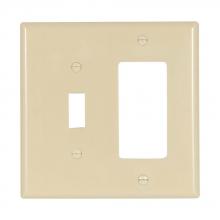 Eaton Wiring Devices 2053V-BOX - Wallplate 2G Tog/Deco Thermoset Mid IV