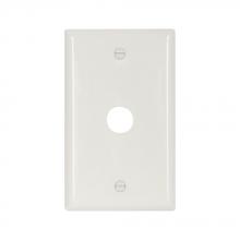 Eaton Wiring Devices 5159W-BOX - Wallplate 1G W/.625" Hole Nylon Std WH