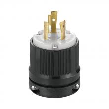 Eaton Wiring Devices CWL820P;1 - H/L PLUG 2P3W 20A 480V-BLK/WHT BULK 40