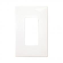 Eaton Wiring Devices PJS26W - White Single Gang Screwless Wallplate