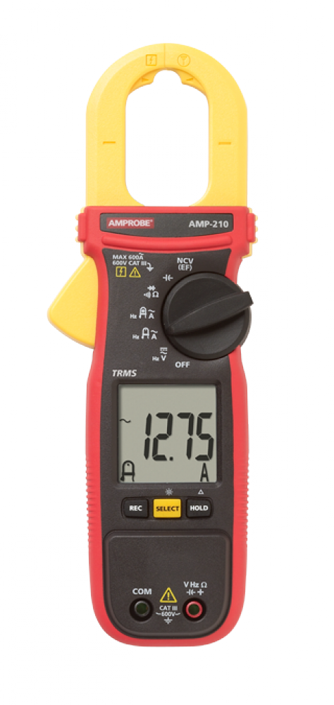 600A AC TRMS CLAMP MULTIMETER