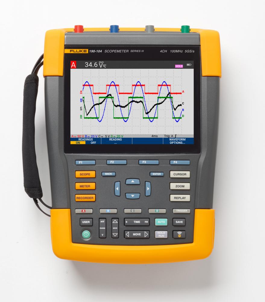 SCOPEMETER 4 CHANNEL 100MHZ COLOR