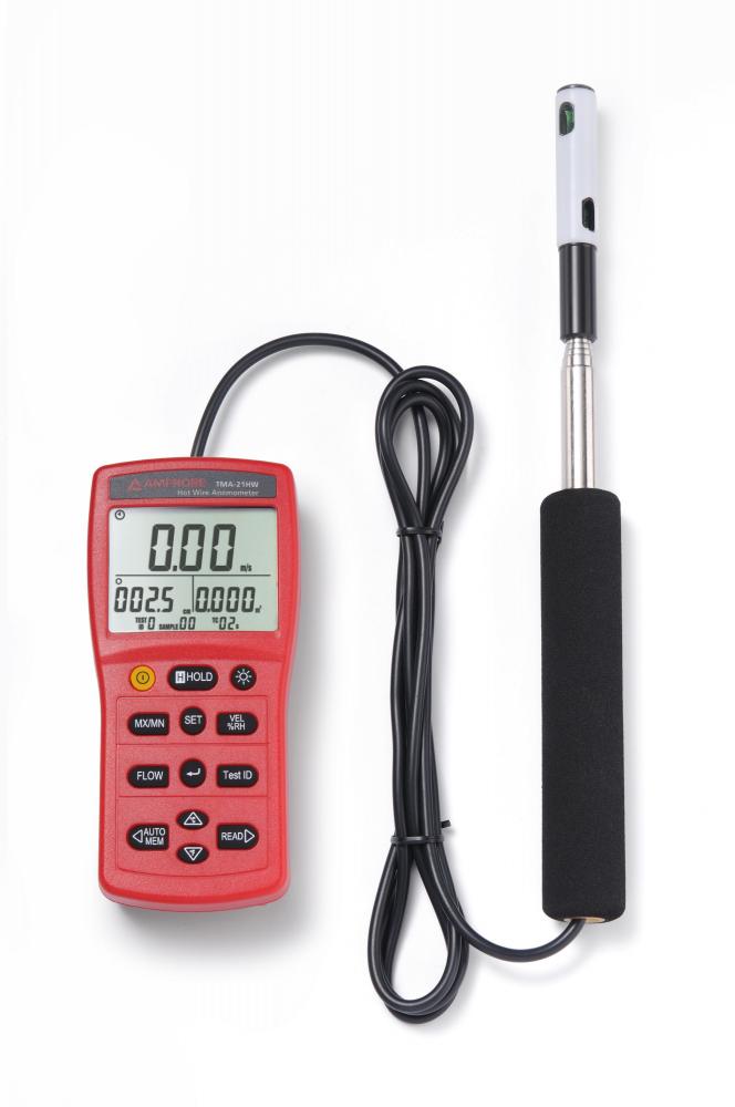 HOT WIRE ANEMOMETER W/ TEMP