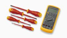 Fluke FLK-87VMAX-PVLEAD1 - DMM & PVLEAD1 MC4 Test Lead Bundles