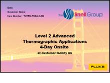 Fluke TI-TRN-TSG-L1-ON - Onsite 4DA LEV I Thermo Aplics at faclty