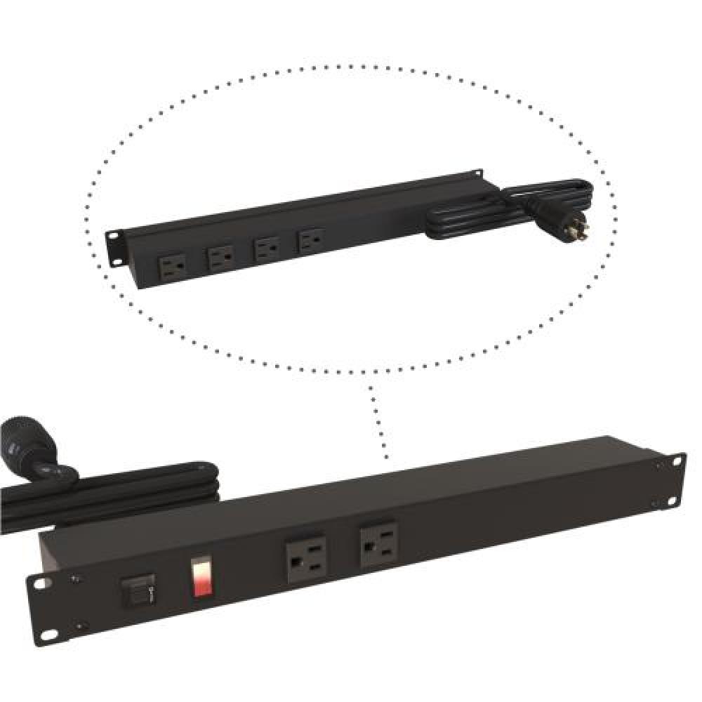 19&#34; RACK MOUNT, 4 REAR, 2 FRNT