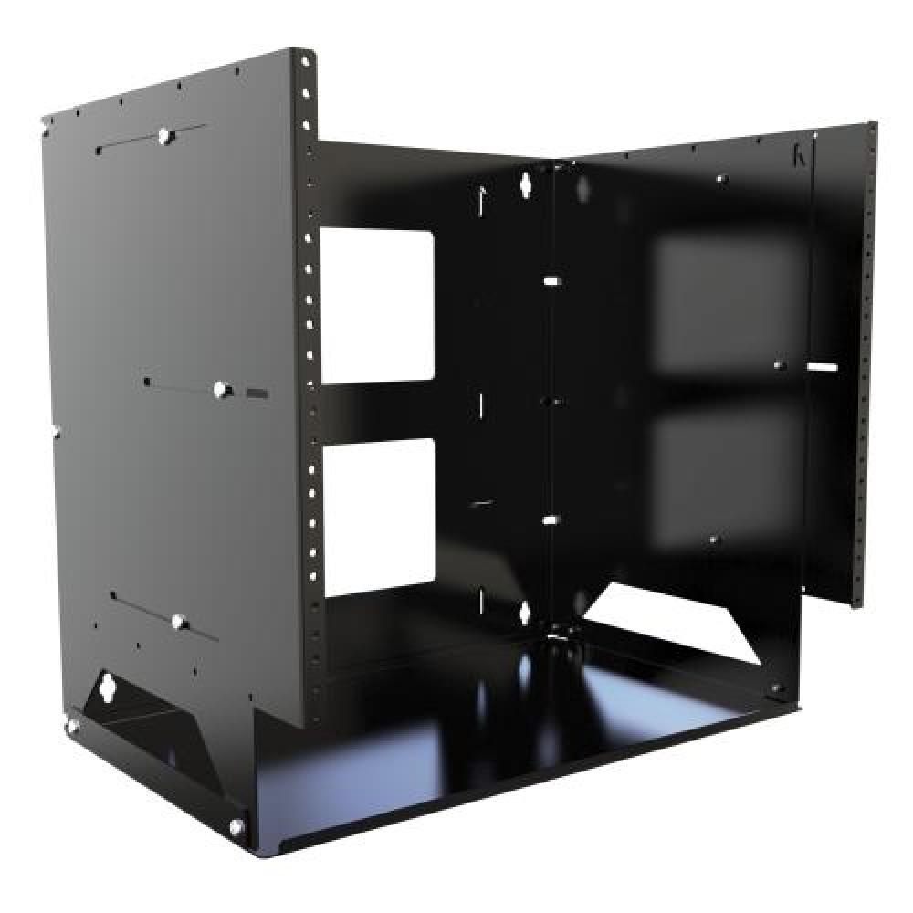 8U ADJ WALL RACK WITH SHELF