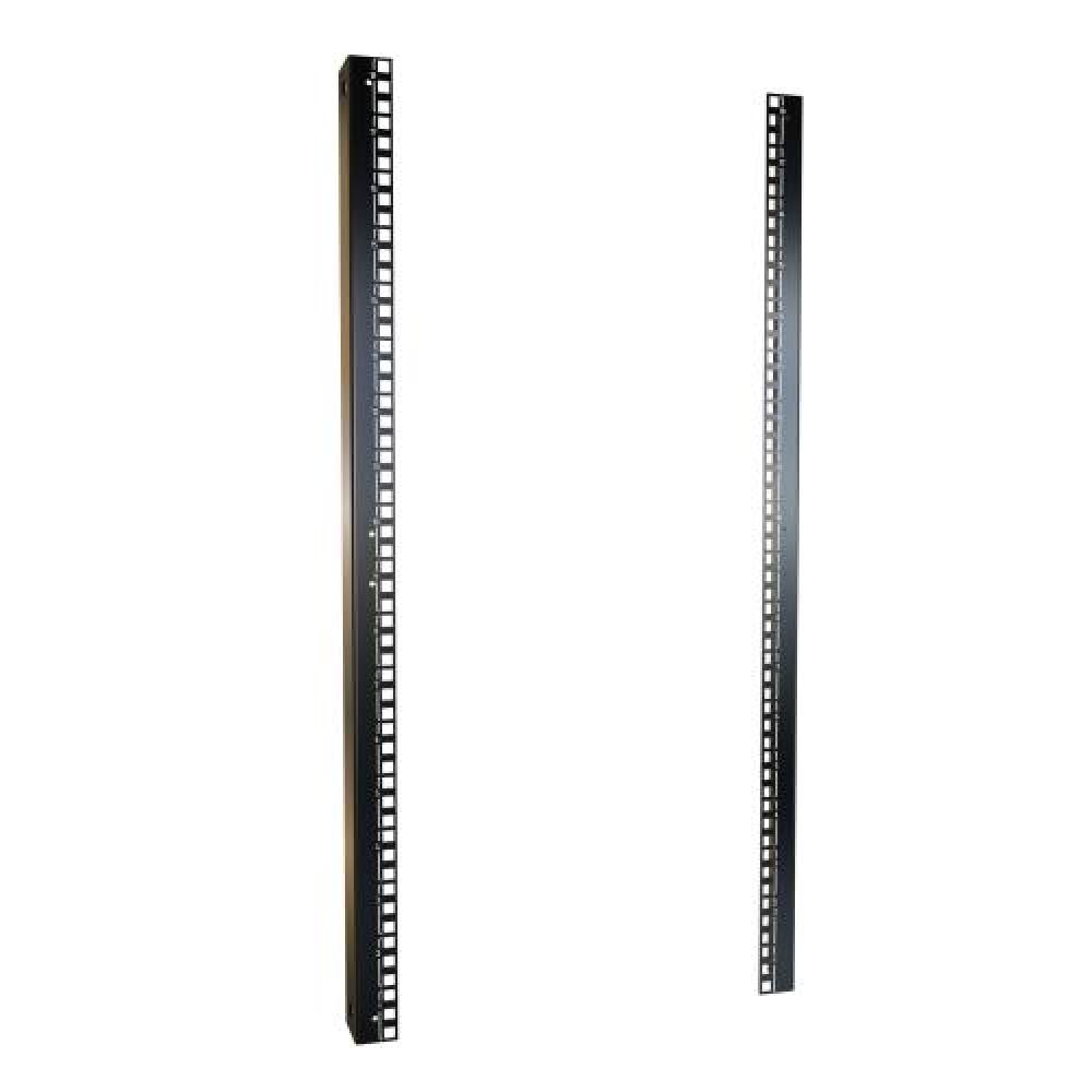 18U 24W SQUARE HOLE RACK RAIL