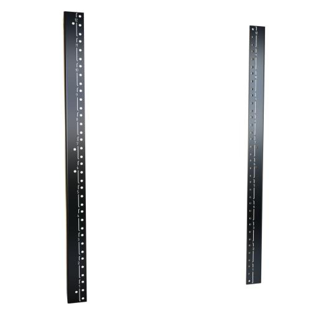 12U 24W TAPPED 10-32 RACK RAIL