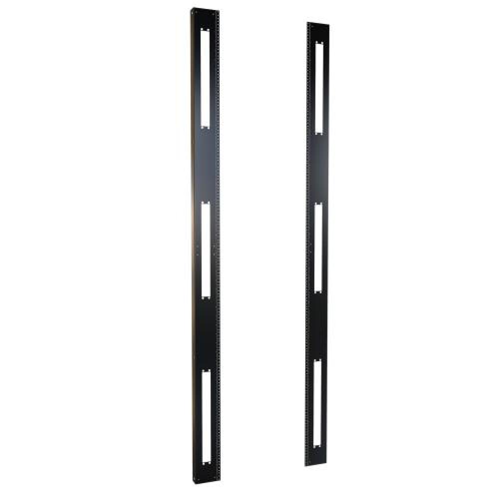 48U TAPPED 10-32 RACK RAILS