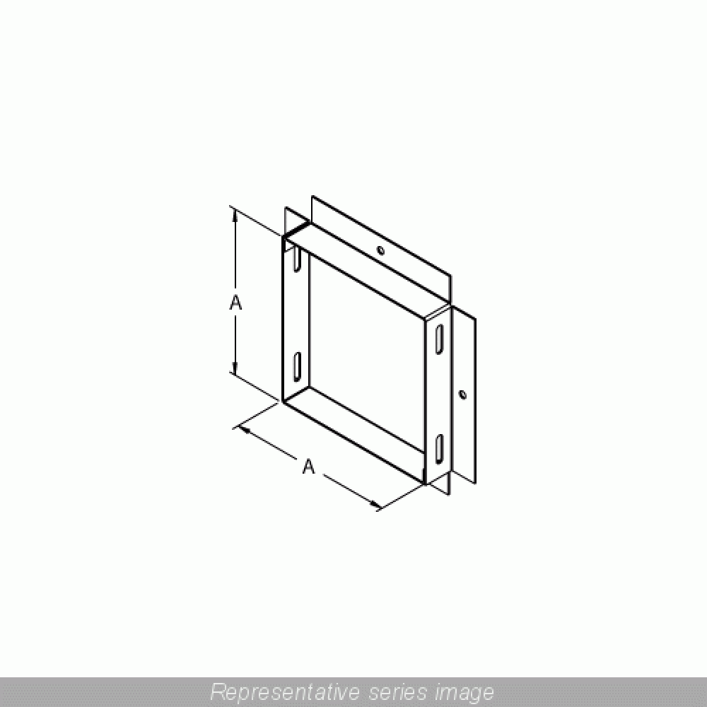 PANEL ADAPTER 8X8-GALV