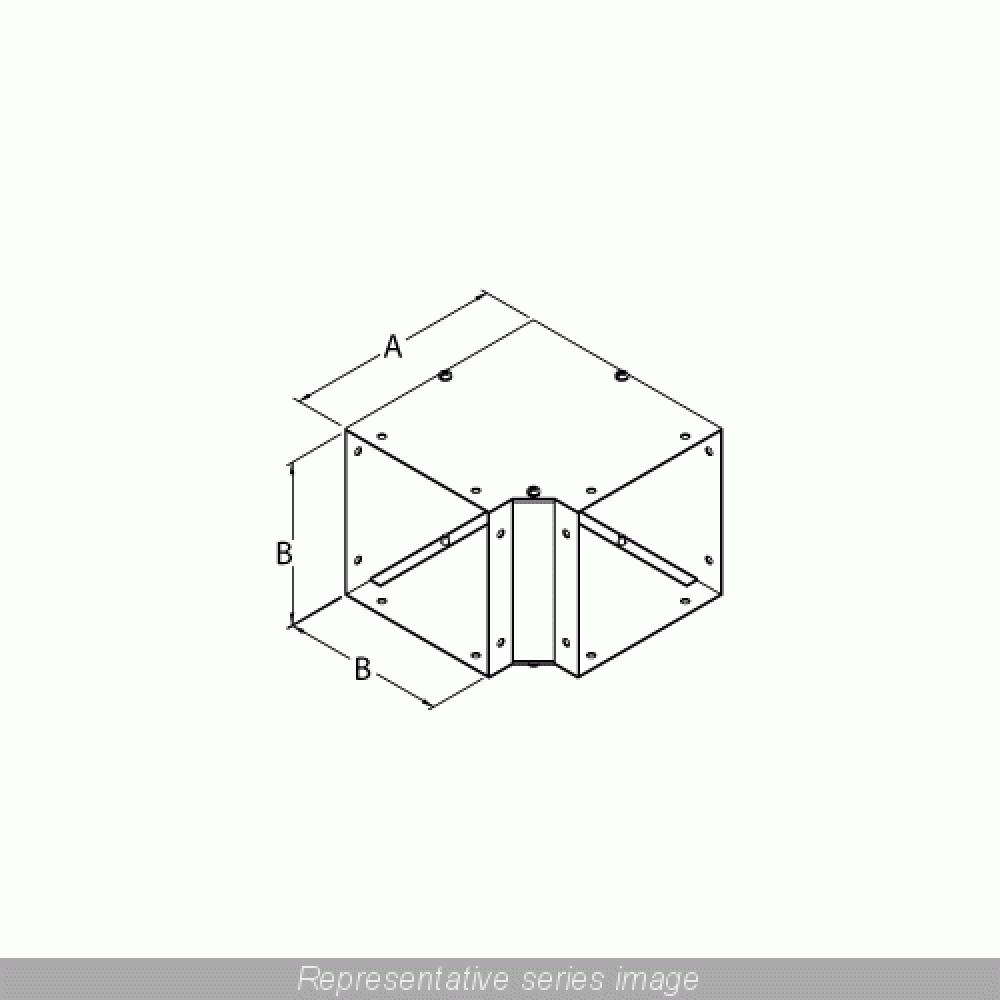 ELBOW 90DEG 4X4-GALV