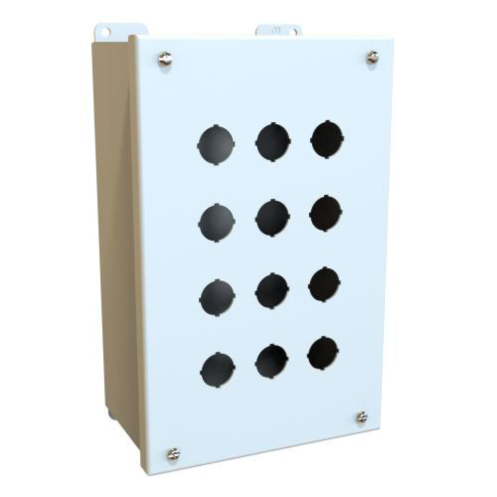 12 HOLE 22MM PUSHBUTTON BOX