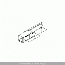 Hammond Manufacturing CWTL12G - TELESCOPE FITTING 12X12-GALV