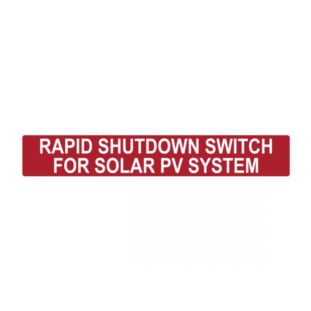 RAPID SHUTDWN SWITC 2017 50/RL