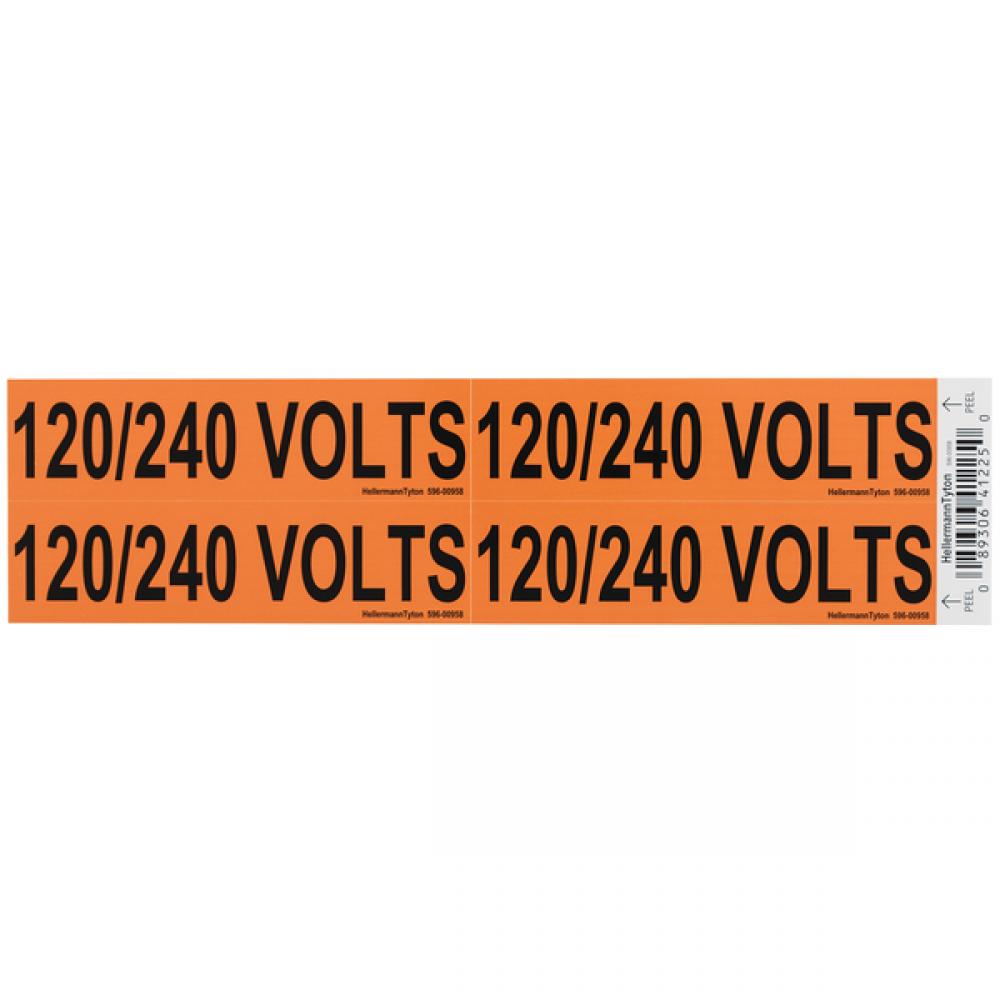 VOLT MKR 120/240 VOLTS 50/EA