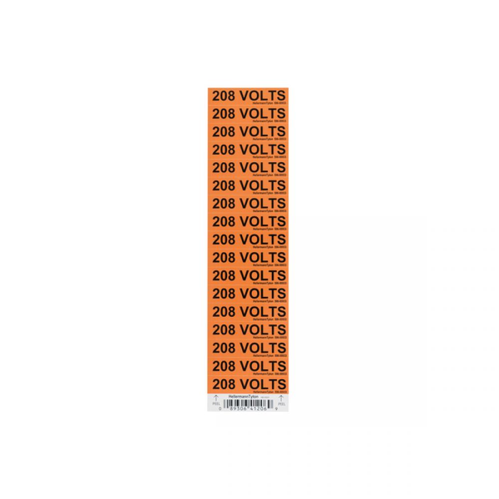 VOLTAGE MKR 208 VOLTS 50/EA