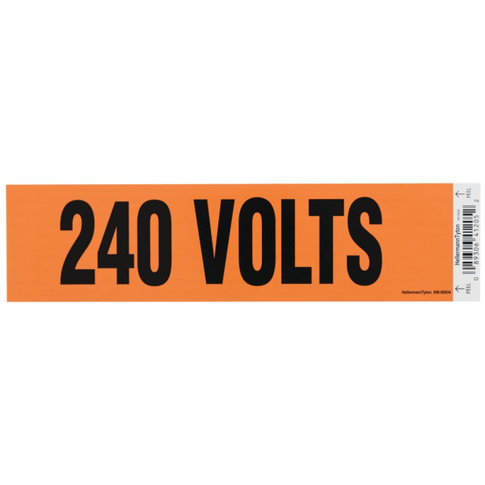 VOLTAGE MKR 240 VOLTS 50/EA