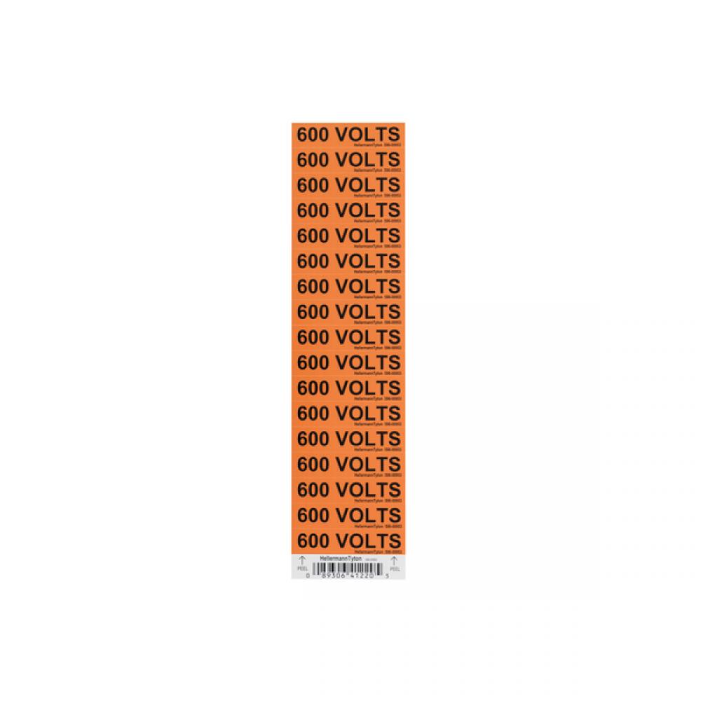 VOLTAGE MKR 600 VOLTS 50/EA