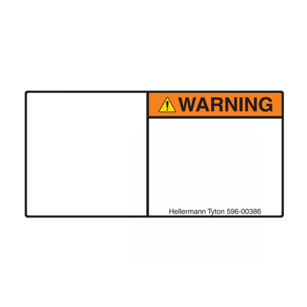 WARNING 1.35 X 2.75 250/RL