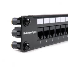 HellermannTyton PP110C624RS - CAT 6 Rack-Snap 24 port patch panel