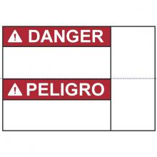 HellermannTyton 596-00397 - DANGER 3.5" X 5.0" RD 250/RL