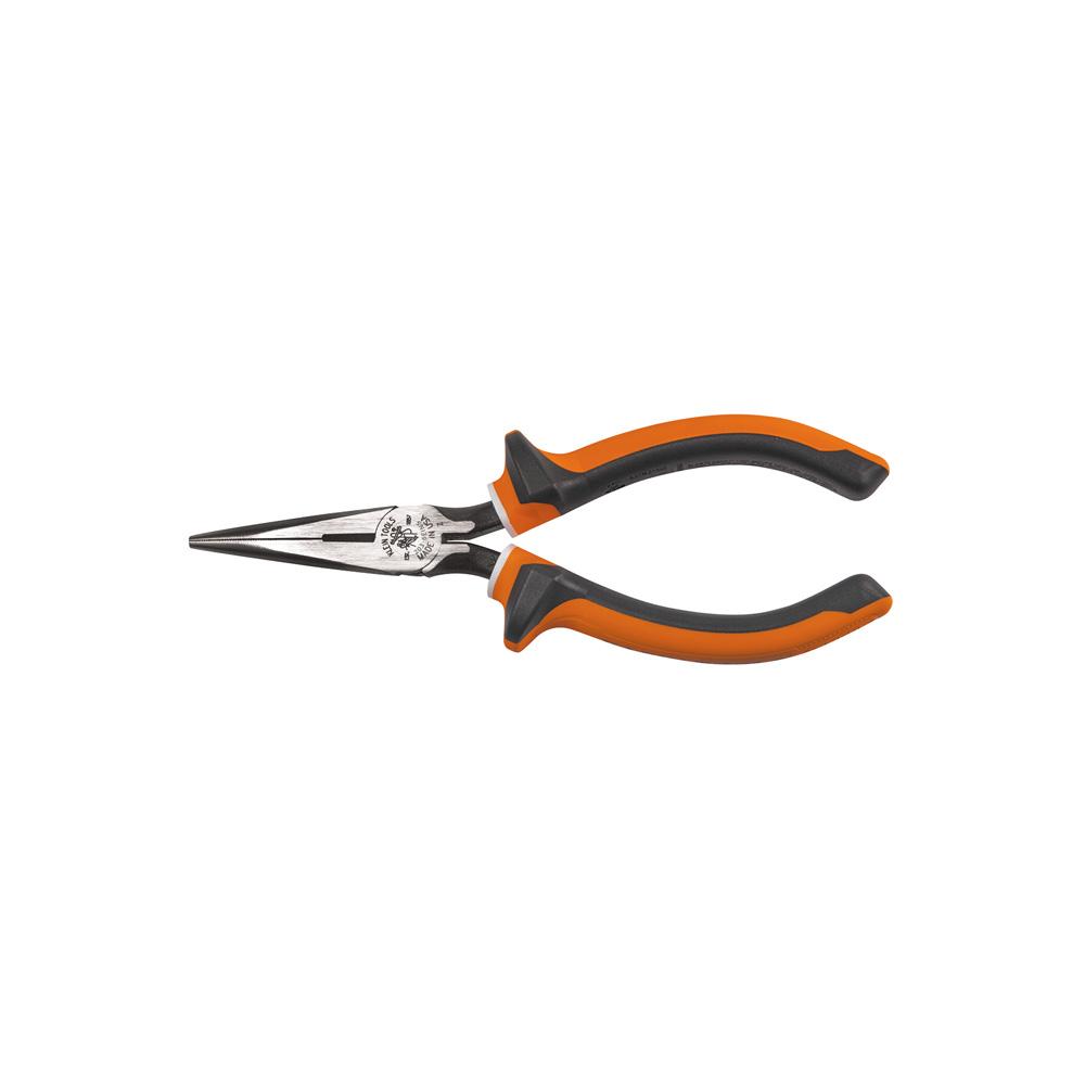 Long Nose Pliers, Slim Side Cut, 6&#34;