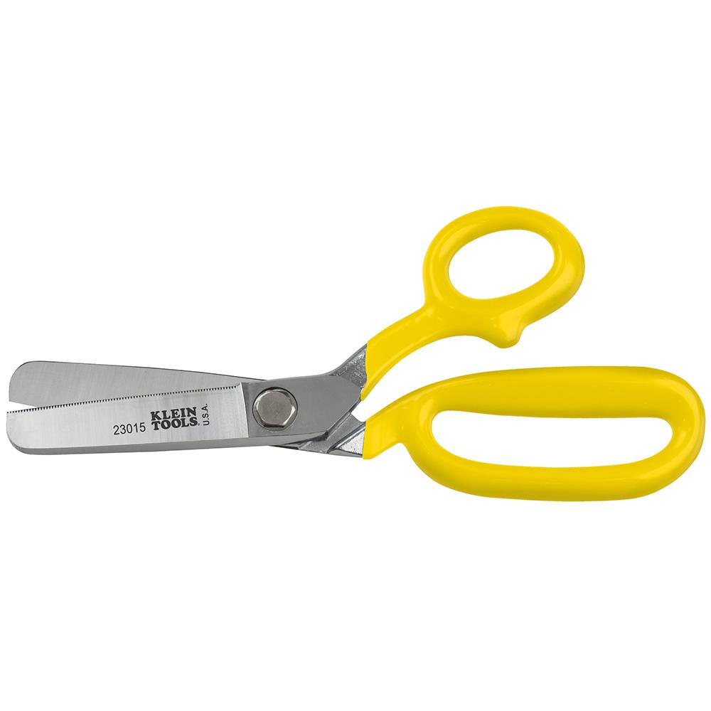 Single Serrated Blade Blunt Shear