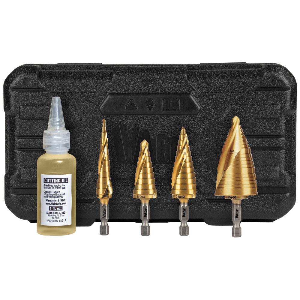 All-Purpose Step Bit Kit, 4 Pc