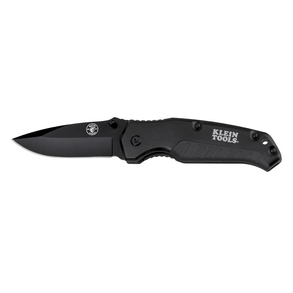 Pocket Knife Black Drop Point Blade