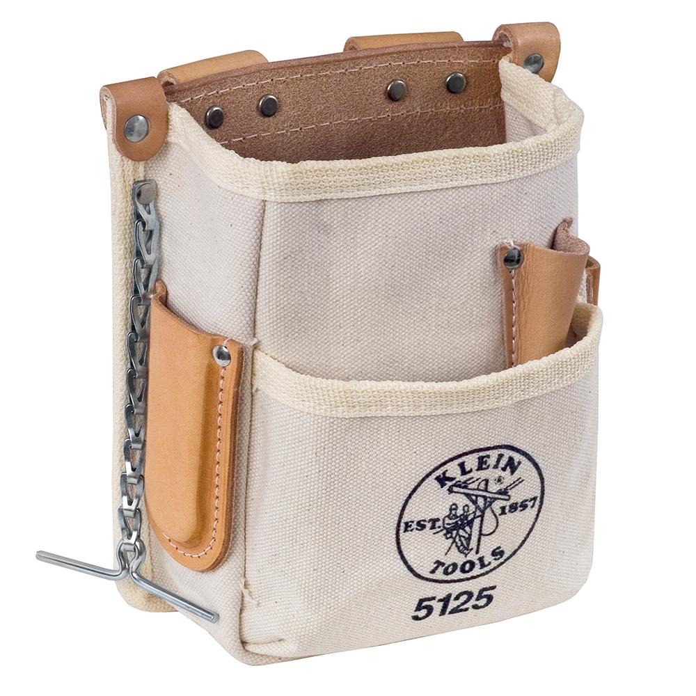 5 Pocket Tool Pouch Canvas