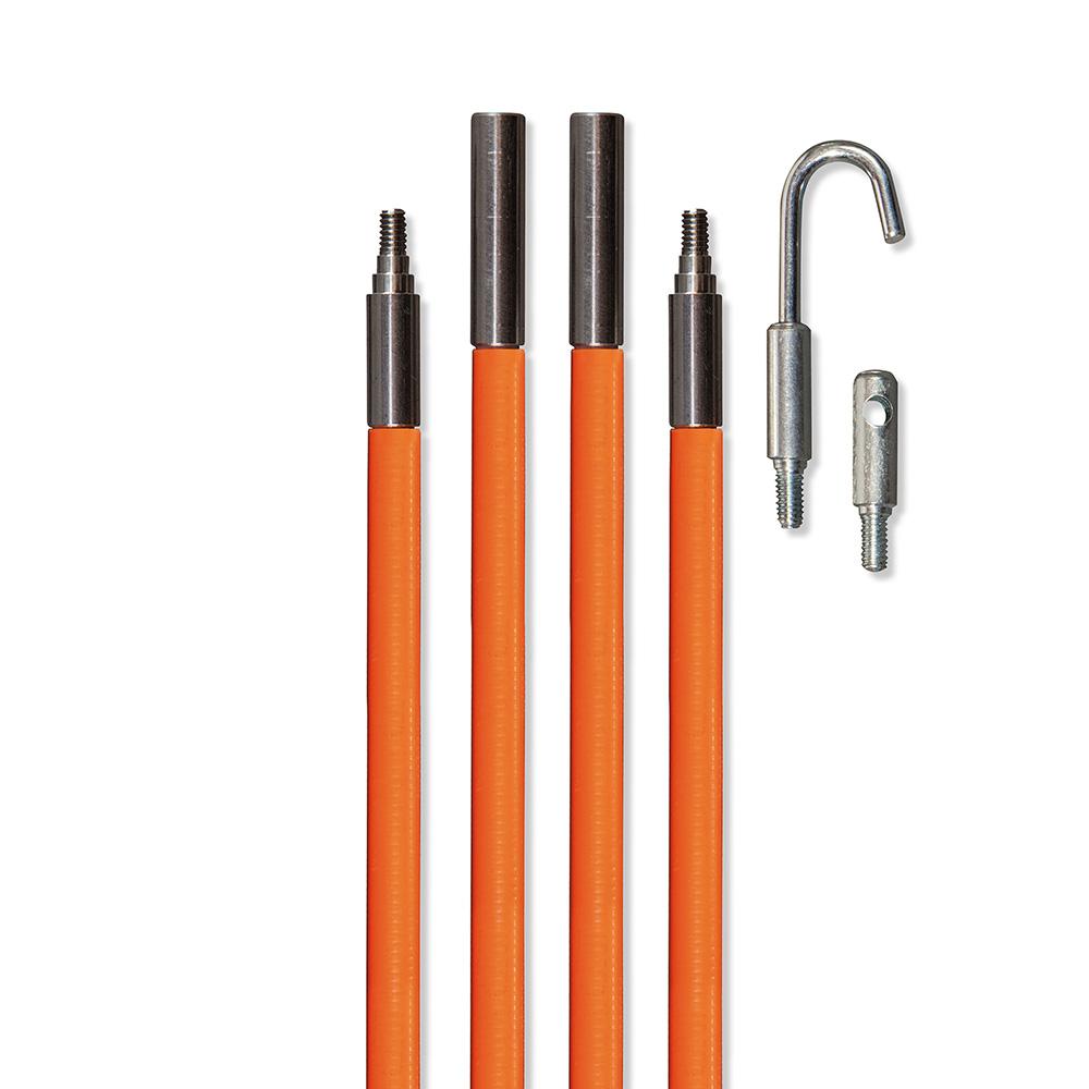 24&#39; (7.3 m) Lo-Flex Fish Rod Set