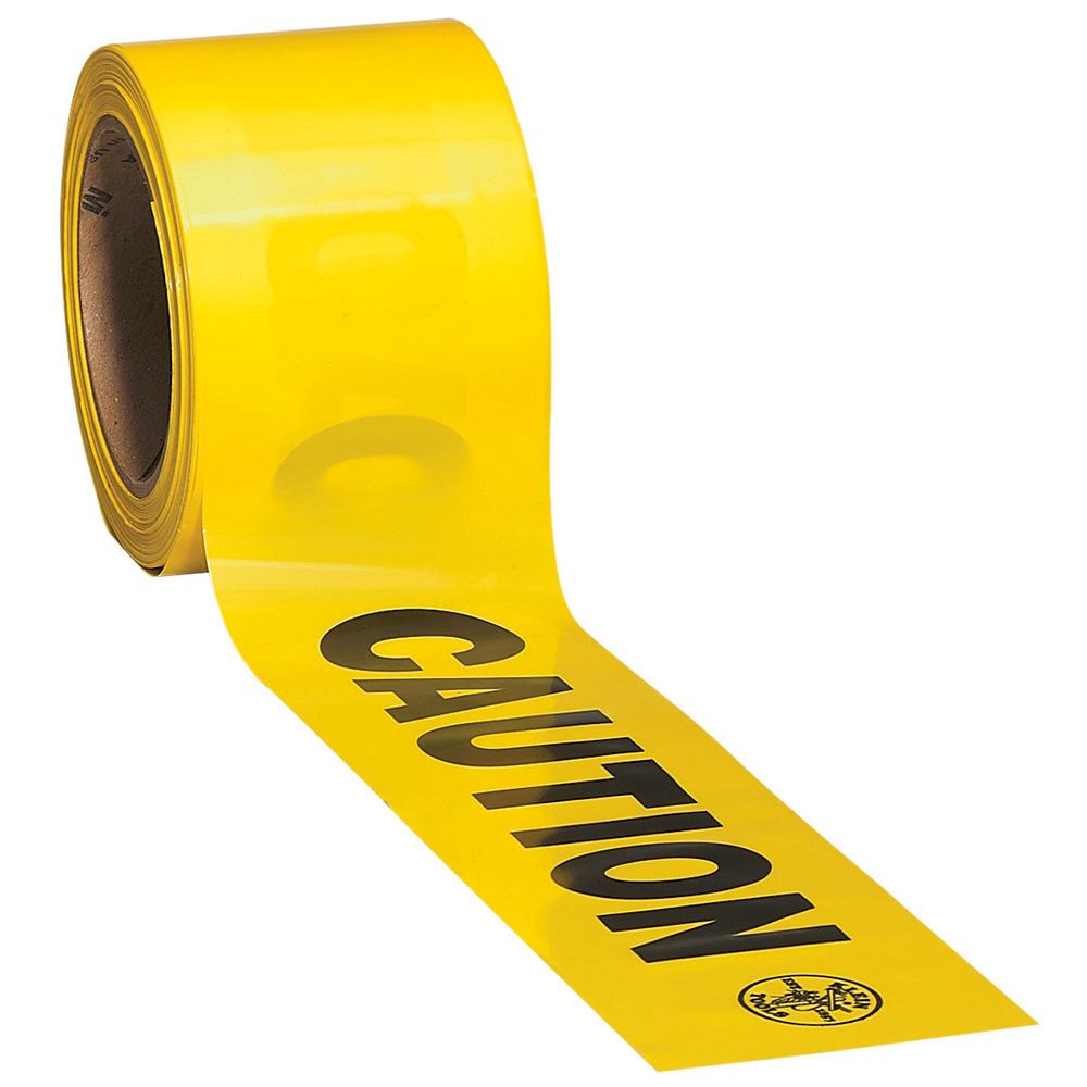 Caution Barricade, Yellow, 1000 ft