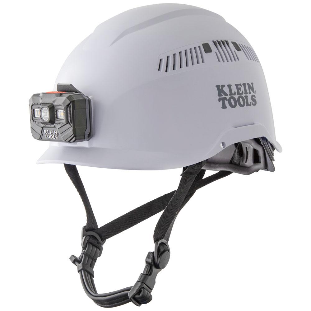 Safety Helmet, White w/Vents, Light