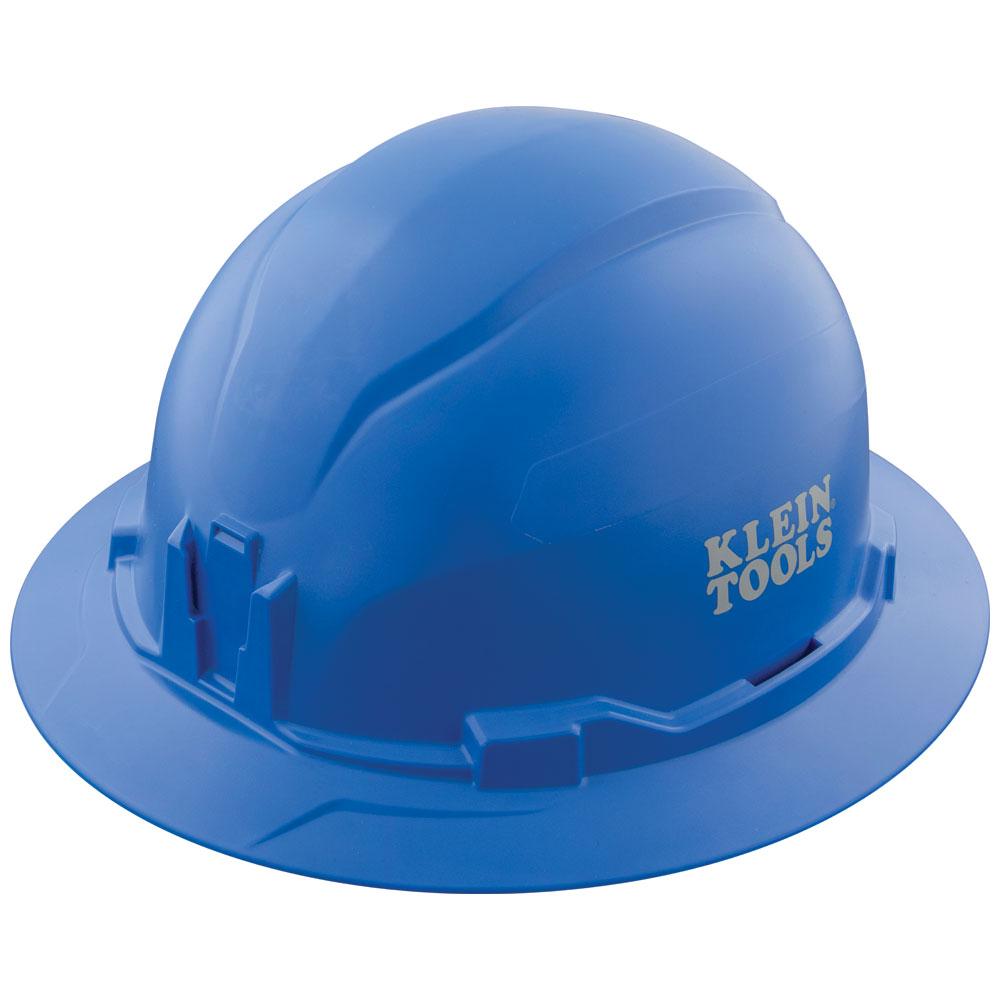 Hard Hat, Non-vented Brim, Blue