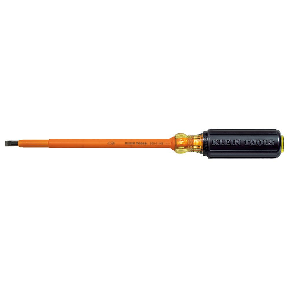 Screwdriver, Insulated, 1/4&#34; Cab 7&#34;