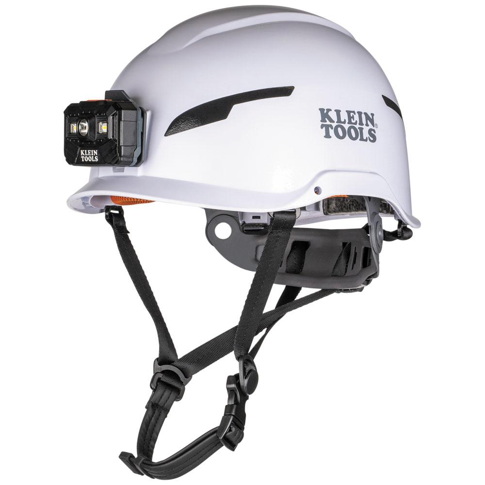 Safety Helmet, Class E, w/Lamp