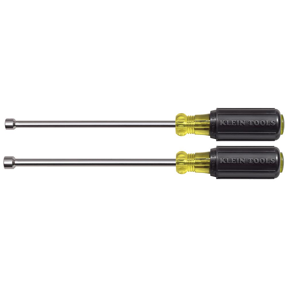 Nut Driver 6&#34; Shanks Magnetic 2 Pc