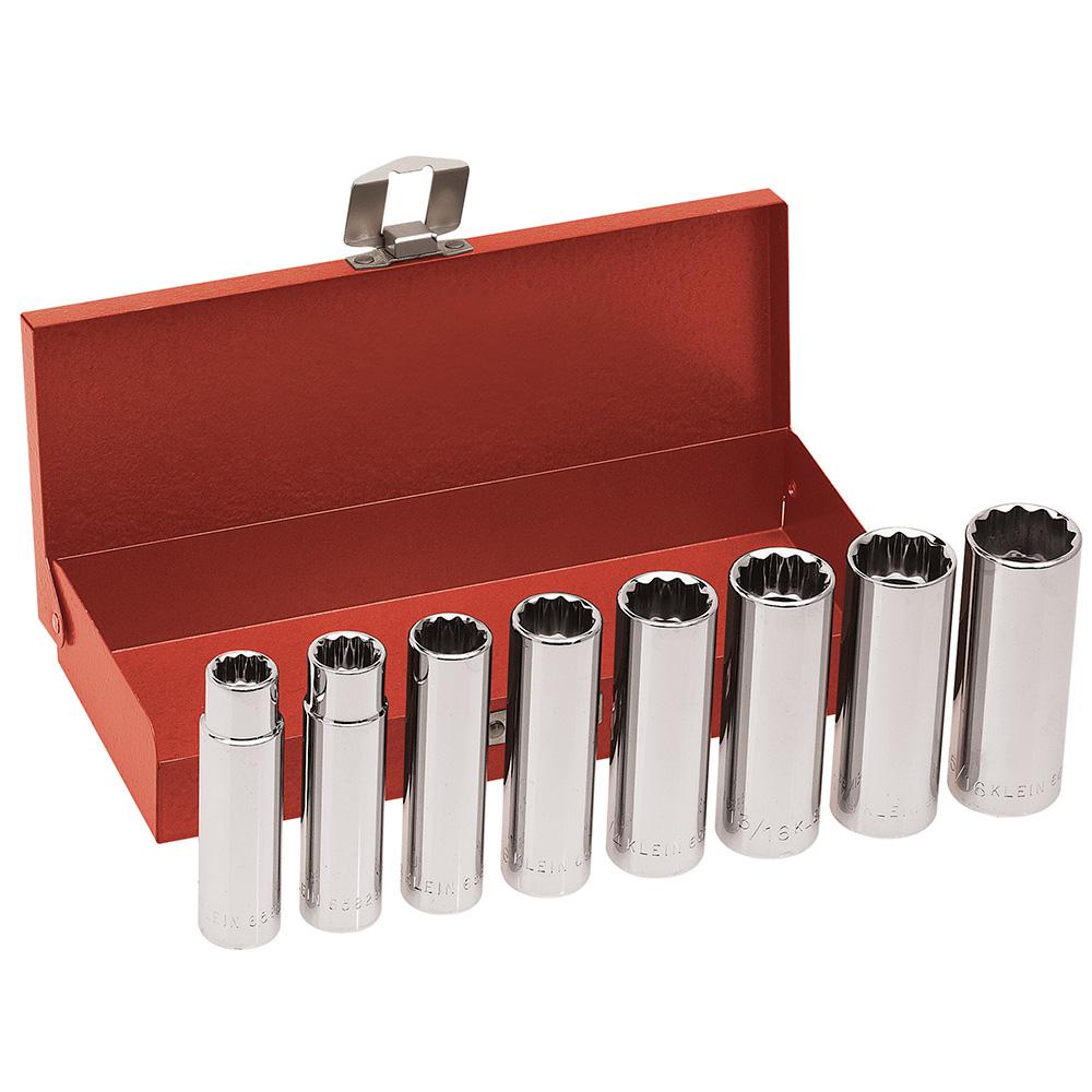 1/2&#34; Drive Socket Wrench Set, 8 Pc