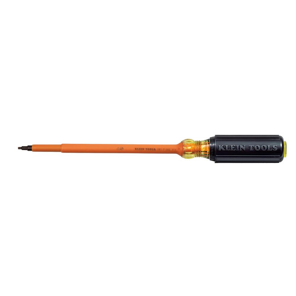 Screwdriver, Insul, #1 Square, 7&#34; L