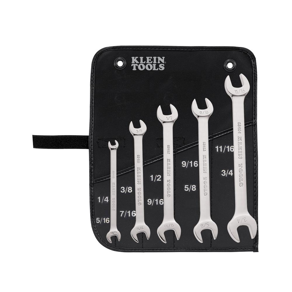 5 Piece Open-End Wrench Set